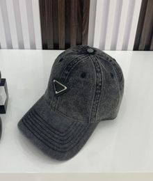 Vintage Denim fitted Baseball Caps For Men and Women 2022 Summer Designer Patchwork Streetwear Rhinestone Cowboy Hat Casual Sport 8079781