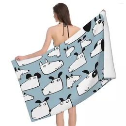 Towel Many Dogs 80x130cm Bath Brightly Printed For Pool Birthday Gift