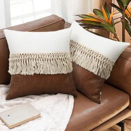 Pillow Boho Home Decorative Without Core Tassel Throw Cover Case Sofa Bohemian Living Room Bed