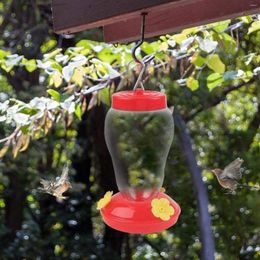 Other Bird Supplies Plastic Water Feeder Bottle Hanging Hummingbird For Garden Outdoor With 3 Flower Feeding Ports