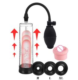 effective penis pump vacuum for enlarger extender enlargement dick men sexy toy increase length male train adult7772989