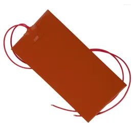 Blankets Fast Heating Pad Heater Plate Mat 0.4 W/cm² 12V/24V 150mm Line Electric Flexible Coil Orange Silicone Versatile Blanket