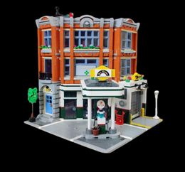 Corner Garage Block City Street View 2876pcs Creator Building Blocks Brick Toys Christmas Gifts Compatible 102642694638