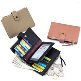 Wallets Fashion Women Purse Genuine Leather Wallet Cowhide Clutch Multifunction Card Holders Bags