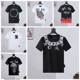 5a Mens Tshirt Pp Skull Diamond t Shirts Germany Brand Luxury Designers Letter 3d Dollar Bear Printing Polos Tshirts Women Skulls 24ss Tee Shorts Hoodie Tops 05 P4ME