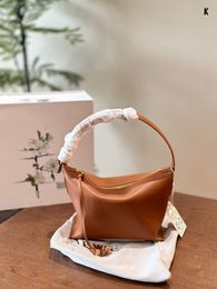 24ss Loe Shoulder bag Luxury Designer Bag Cross Body Versatile Hobo Bag Handbag Embossed Riddle Zipper Open and Close Pure Cowhide Tote Bag Festival gifts