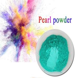 100gbag 4708 Greenish Blue Natural Mica Powder Pigment DIY Makeup Handcraft Soap Candle Nail Art9120069