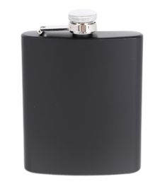 6oz Portable Pocket Stainless Steel Hip Flask Flagon Matte Black Whiskey Wine Pot Drinker Alcohol Bottle Travel Tour Drinkware JY15870718