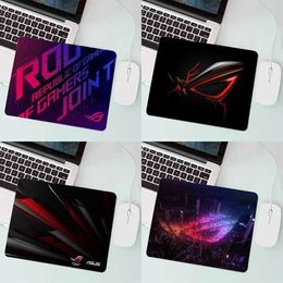 Mouse Pads Wrist Rests Computer Mouse Pad Asus ROG Game Accessories Small PC Game Machine Felt Carpet Desktop Pad Keyboard Rubber Decoration CS GO Mouse Pad J240510
