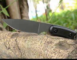 Special Offer A2565 High Quality Survival Straight Knife 8Cr13Mov Titanium Coated Drop Point Blade Full Tang G10 Handle Outdoor Fixed Blade Hunting Knives