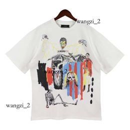 Rhude Mens T Shirt Designer T Shirt Rhude T Shirt Europe America Rhude Shirt Designer Brand Clothing Round Neck High Quality Short Sleeve US Size S-Xxl 796 135