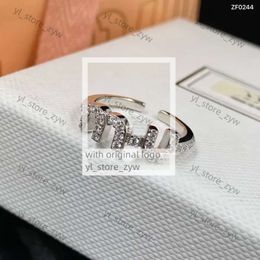 Never Channel Fade Brand C Letter Ring Leather Gold Plated Brass Copper Open Band Rings Chanells ring Luxury Crystal Pearl Ring Womens Wedding Jewellery Gifts f9e