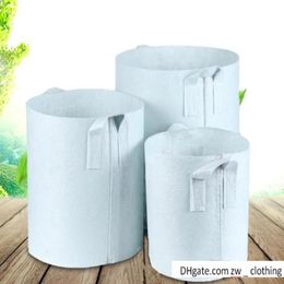 Whole Garden growing bags for flowers plant pots NonWoven Fabric brief prastical Reusable Grow Pots Planting Bag With Handles9520517