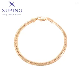 Link Bracelets Xuping Jewelry Arrival Luxury European Style Gold Plated Hand For Women Love Birthday Gift X000658005