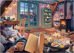 Cozy Retreat 500 Piece Jigsaw Puzzle - Large Format for Adults | Unique Piece Design | Premium Quality Material | Ideal for Family Fun - 14967