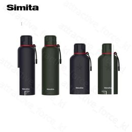Simita Sport Stainless Steel Thermos Bottle Vacuum Flask Double Wall Insulated Portable Travel Mug Coffee Cup Camping Thermomug 352