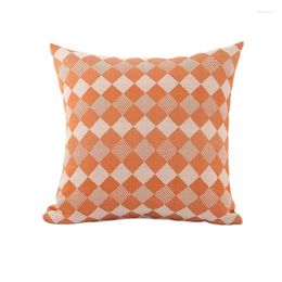 Pillow Diamond Shaped Sofa Throw Waist Nordic Style Bed Headrest Cover Living Room Office Backrest