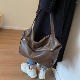 Shoulder Bags Bag Leather Tote Handbag 2024 Casual Elegant Crossbody For Women Large Capacity Shopper Bolsa Sac
