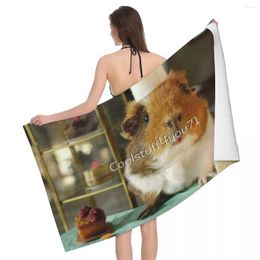 Towel Guinea Pig Cavy Collection 80x130cm Bath Microfibre Fabrics For Beach Wedding Gift