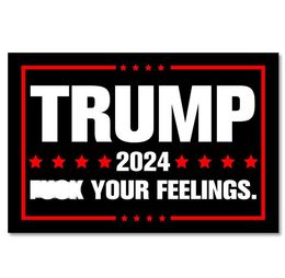 Hot trump car stickers Banner Auto bumper sticker Trump donald poster keep make america great decal for car styling vehicle paster Flag