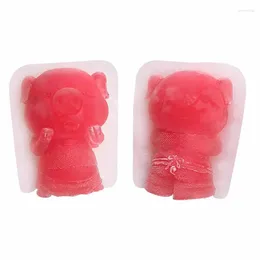 Baking Moulds Three-Dimensional Pig Silicone Cake Moulds Handmade Chocolate Mould Ice Cream 132