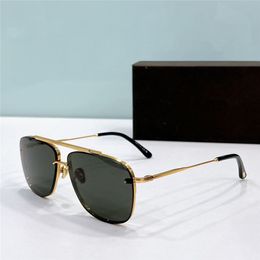 New fashion design square sunglasses 1189 metal frame rimless lens simple popular style versatile outdoor UV400 protection glasses