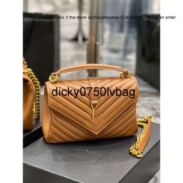 Ysllbags Designer yslbagss bags Buckle yslsbag Gold Wannian Postman ysllyBag Sheepskin Caramel Hollywood Goddess Womens Bag Fashion manhattan bag