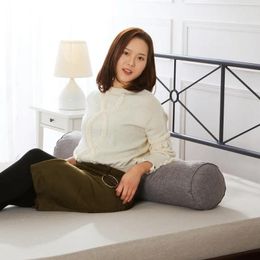 Pillow Cotton And Linen Beauty Bed Foot Massage Sofa Lumbar Bedside Neck