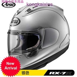 REGY Spot ARAI RX 7X Motorcycle Helmet Mens and Womens Full Helmets Japanese Dragon Eye Imported Running Four Seasons Silver S