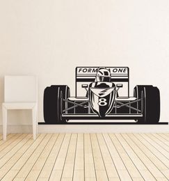 Formula 1 Sport Race Car Racing Wall Decal Vinyl Poster Decor Sticker Art Mural Home House Decoration Accessories DIY Kid9303130