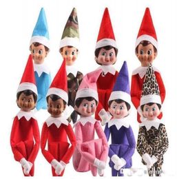 2020 10 Styles Christmas Doll Plush toys Elves Santa dolls Clothes on the sh For Christmas Gift Fast Shipping5016648