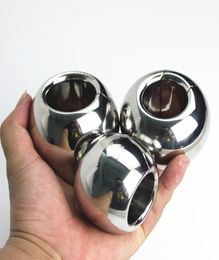 5 Sizes Male Cockrings Scrotum Pendant Penis Pendants Stainless Steel Testis Weight Screw Fixed Scrotal Bondage Ball Sex Toys for 8245072