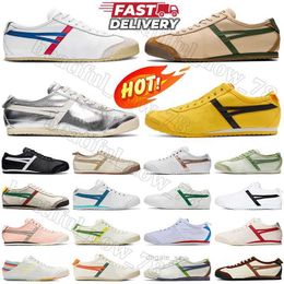 Casual Shoes 2024 tiger mexico 66 causal shoes for men women designer sneakers triple black white pink gold silver green blue yellow mens womens outdoor sports trai