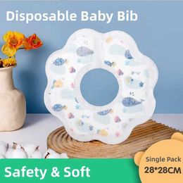 Bibs Burp Cloths Disposable Soft Baby Scarf Burp Clothing Baby Saliva Towel for Convenient Newborn Feeding Adjustable Baby ScarfL2405