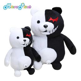 Stuffed Plush Animals Dangan Ronpa Super Danganronpa 2 Monokuma Black and White Bear Plush Toy Bear Soft Fill Animal Doll Toy B240515