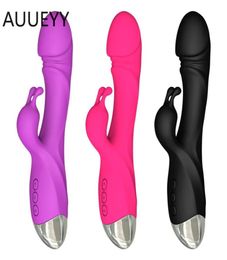 Massage Rechargeable Realistic Dildos Gspot Vibrator rabbit Wand for Women Clitoris Stimulator vibrator USB charge Sex Toys for w8406703