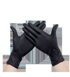 100pcslot Mechanic Gloves Nitrile Powder Gloves Household Cleaning Washing Black Laboratory Nail Art AntiStatic Gloves 20106168947