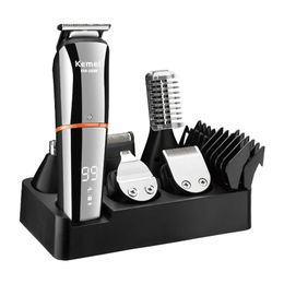 11in1 multi hair trimmer men facialbeardbody grooming kits electric clipper nose ear trimer rechargeable 110v220v 240515