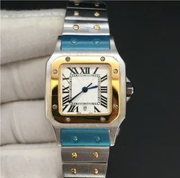 High Quality Casual Square Ladies Watches 29mm Geneva Genuine Stainless Steel Case Bracelet Quartz Watches Fashion Women Wristwatc2929090