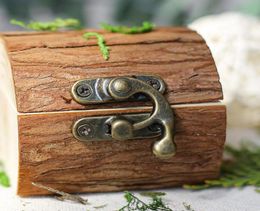 Gift Wrap Jewellery Storage Box Couple Creative Lettering Wooden Wedding Proposal Ring Organiser Na Kosmetyki6415465