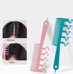 Bangs Styling Styling Hair Roots Hair Top fluffy brush Hair Z-line comb Hair curl comb Hair seam comb tool portable hair brushes