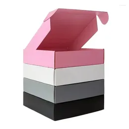 Gift Wrap Customised 50 Pieces Of E-commerce Mailing Paper Box Black