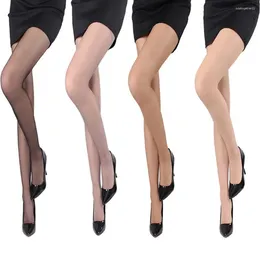 Women Socks Sexy Fashion Core Silk Women's Stocking Open Toe Stockings Tight Pantyhose