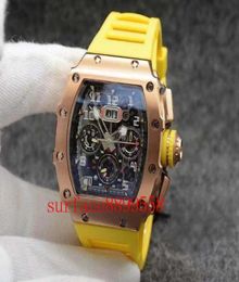 Automatic multifunction timing top designer men watch stainless steel decoration movement silica gel belt size 42 mm luxury car p4291469