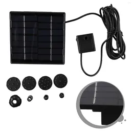 Garden Decorations High Efficiency Solar Powered Fountain Pump Set Multiple Nozzles For Pond Suspended Outdoor Pool Bird Bath