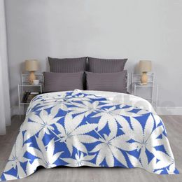Blankets Floral Pattern Blanket Super Soft Warm Light Thin 420 Pot Grower Homegrow Sheet Leaf Plant Grass