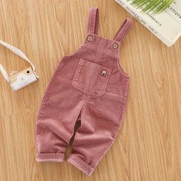 Overalls Children boys clothing pants girls denim skydiving jeans wrap around toddlers baby playwear Dungary childrens Trojans d240515