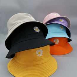 Double-sided Wearing Cap Solid Colour Bucket Hat Men Women Sun Hat Reversible Fisherman Hat Summer Panama Cap Sun Fishing Gorros 240515