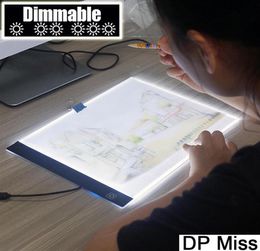 Dimmable Ultrathin A4 LED Light Tablet Pad Apply To EU UK AU US USB Plug Led Artboard Anime Diamond Painting Cross Stitch Kits28139235762