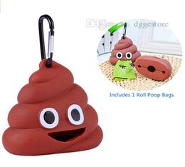 Dog Poop Bag Dispenser Cute Design Dogs Poops Bags Holder for Dog Pet Necessities Pets Supplies Whole K084081719